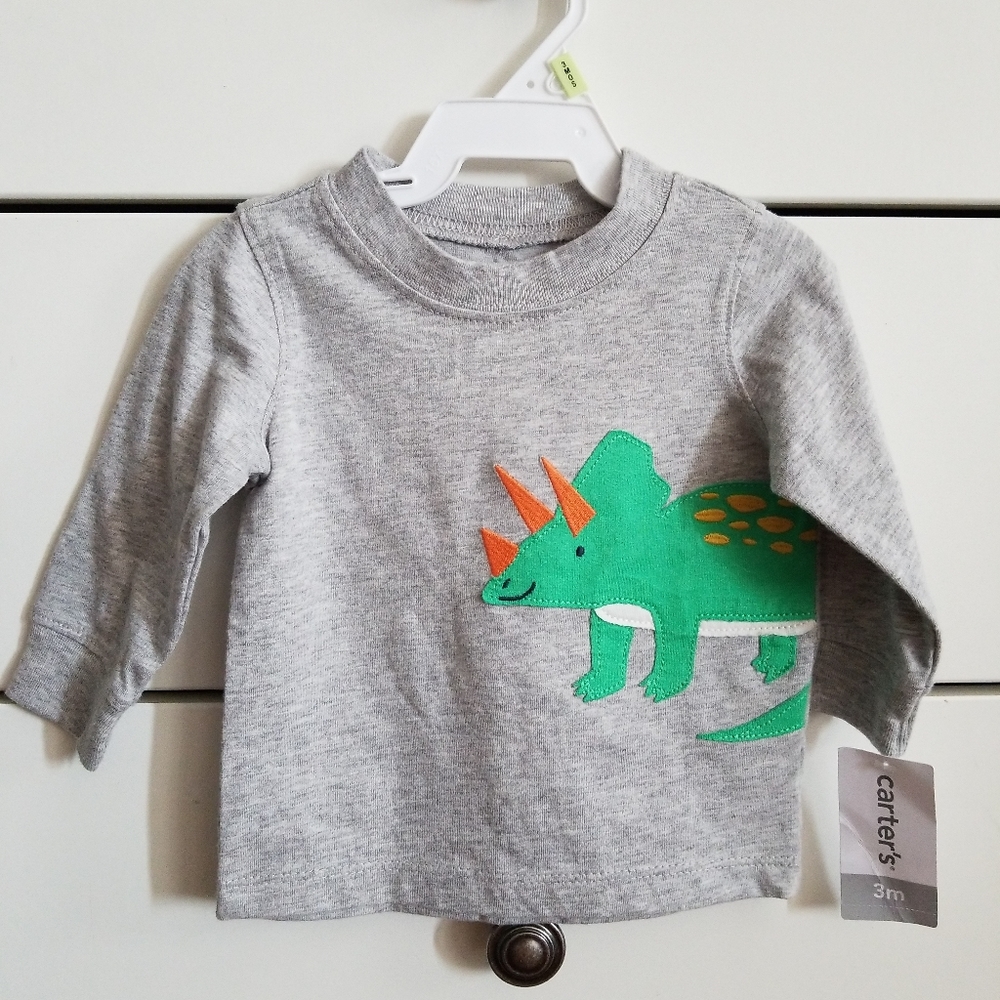Carter's Triceratops Jersey Tee